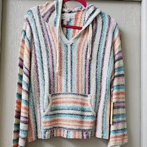 NWT, Vintage Havana Multicolor Knit Hoodie